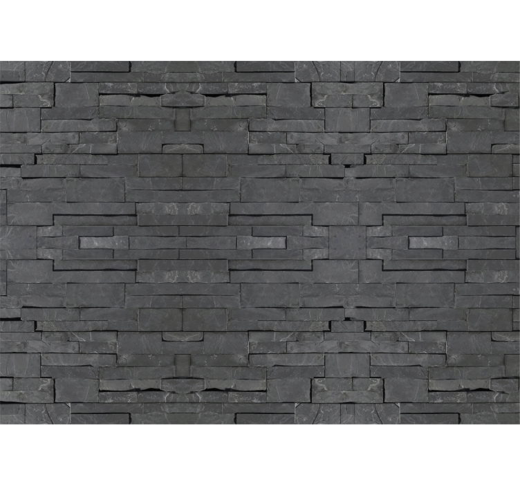Blind grey charcoal blocks - TenStickers