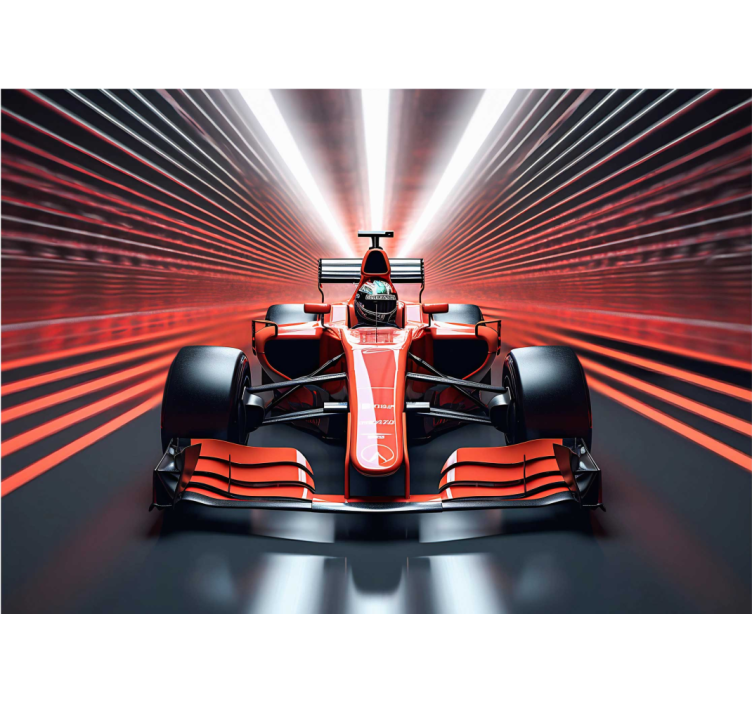 Red blind red formula one - TenStickers