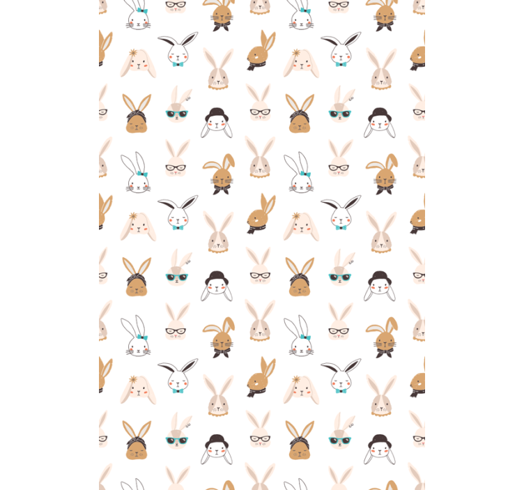 Playful Rabbit Motifs animals blind - TenStickers