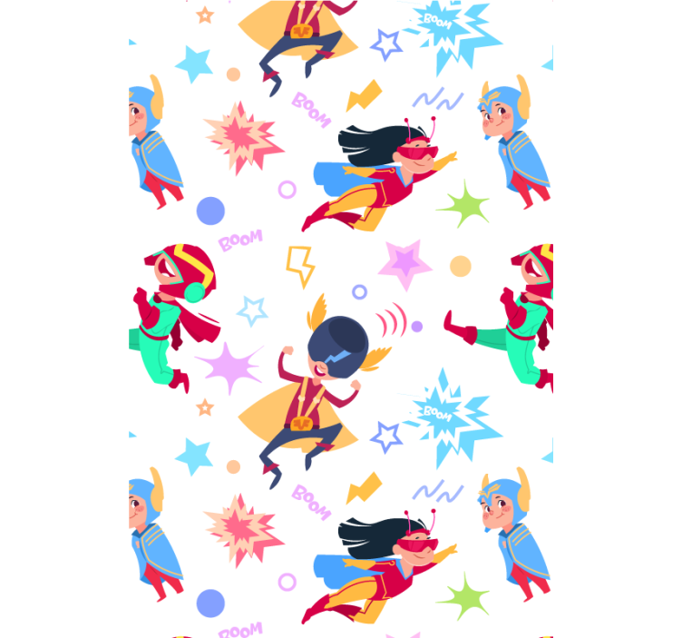 Superwoman pattern Superhero blind - TenStickers