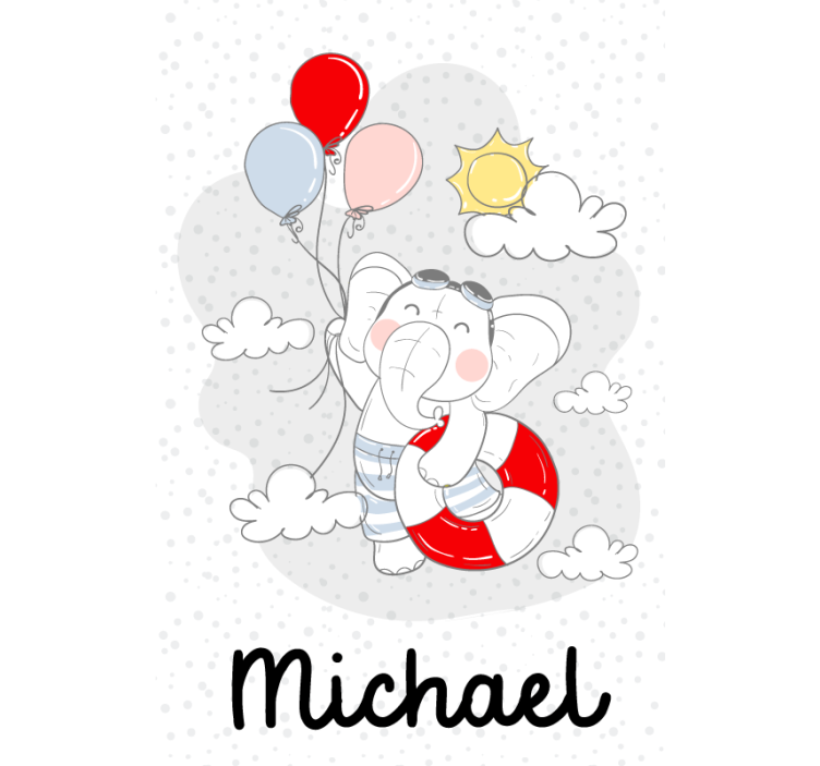 Customizable Elephant customised roller blind - TenStickers