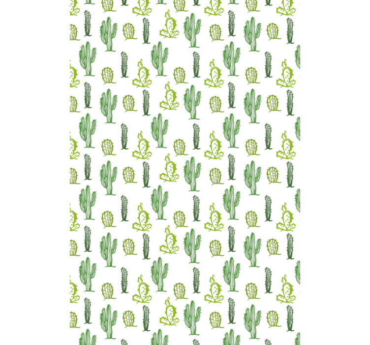 Green Pattern cactus blind - TenStickers