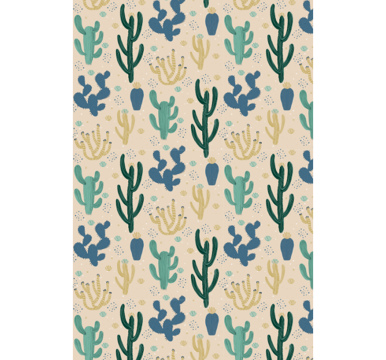 Cactus Pattern Delight cactus blind - TenStickers