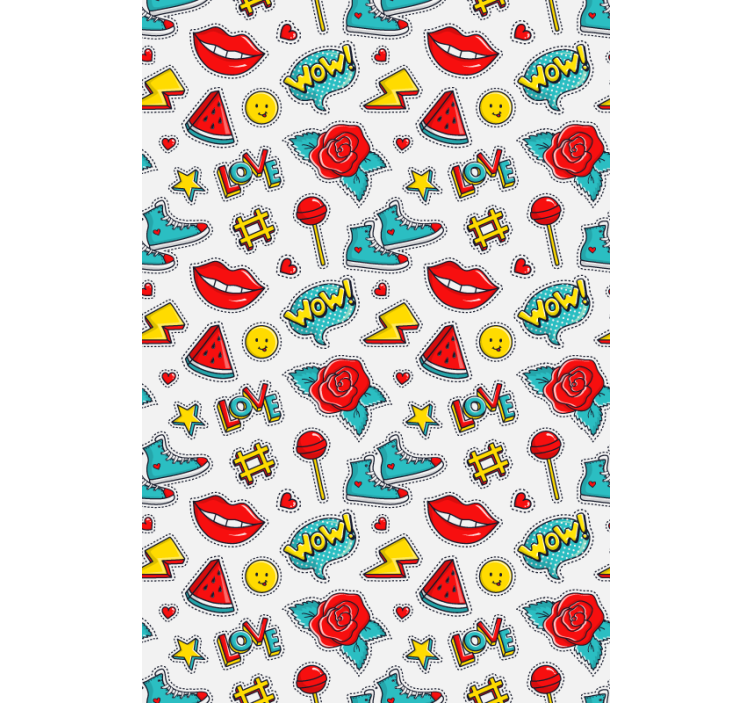 Pop Culture Patterns fun blind - TenStickers