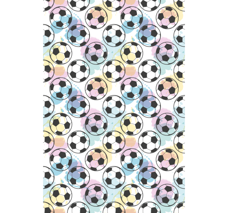 Colorful Balls football blind - TenStickers