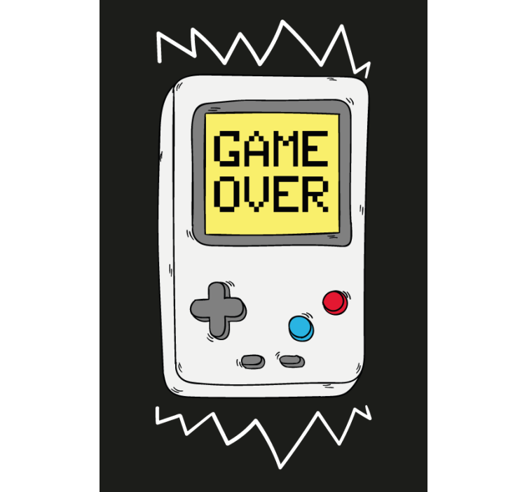 Retro console Geek roller blind - TenStickers