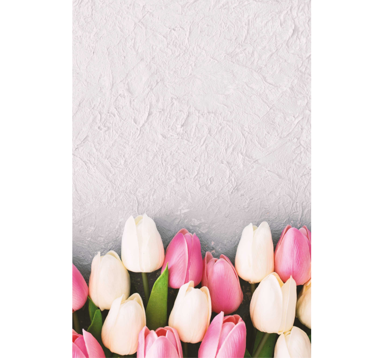 Tulip Blossom Arrangement blind flowers and plants - TenStickers