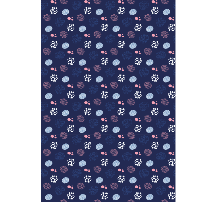 Abstract Circle Patterns pattern roller blind - TenStickers