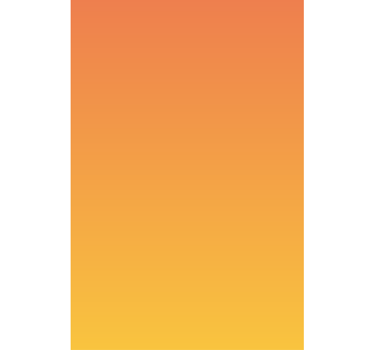 Gradient Orange Shades Blackout blind - TenStickers