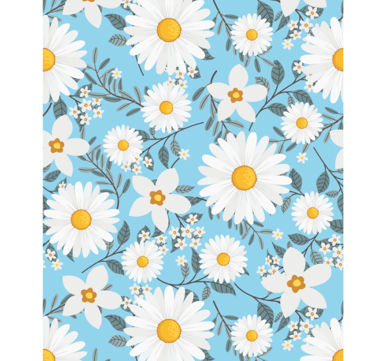 Daisies Blooming Bright blind flowers and plants - TenStickers