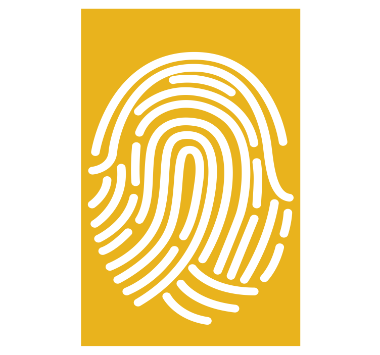 Fingerprint Pattern blind geek - TenStickers