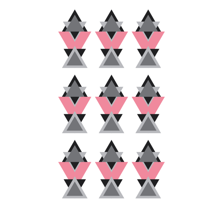 Geometric Triangular Shapes modern blind - TenStickers
