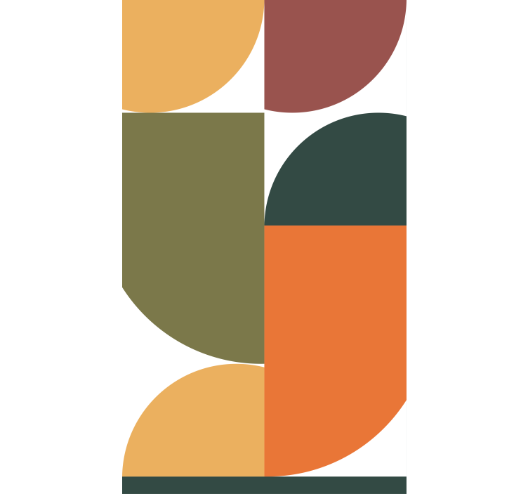 Geometric Shape Fusion modern blind - TenStickers