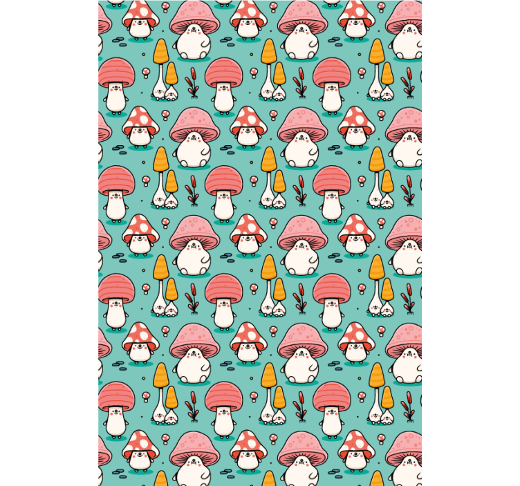 Baby mushroom characters blind children - TenStickers