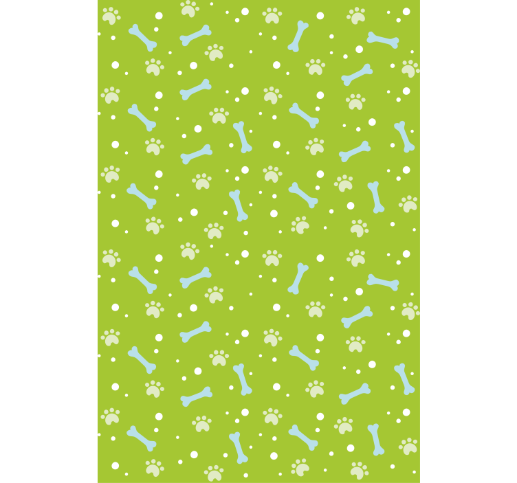 Paw Print Pattern animals blind - TenStickers