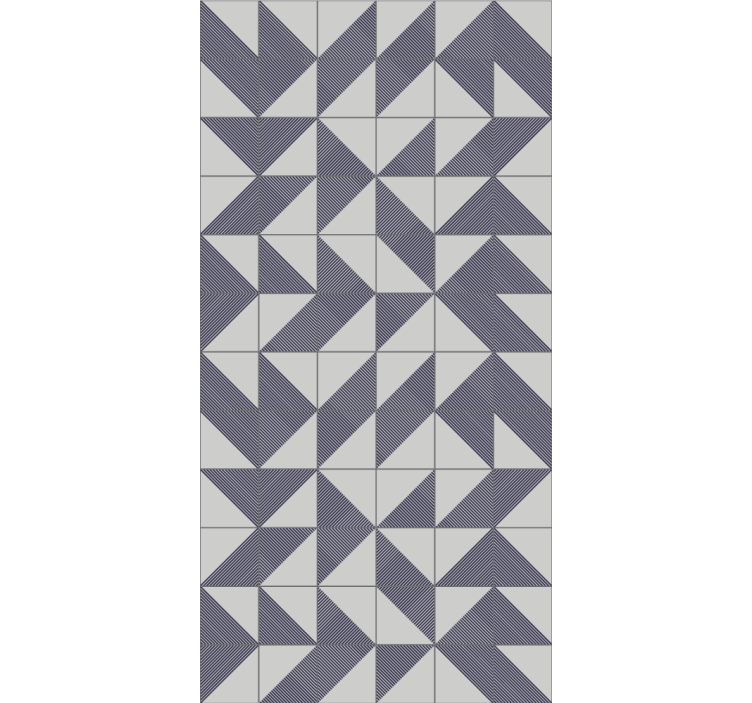 Geometric Patterned Harmony modern blind - TenStickers
