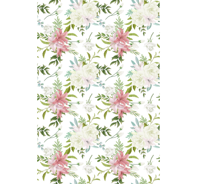Floral simple arrangement elegant blind - TenStickers