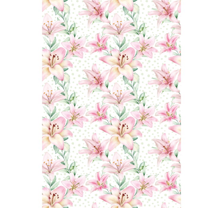 Delicate Floral Elegance blind flowers and plants - TenStickers
