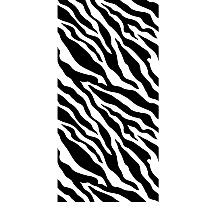 Zebra stripes motif animals blind - TenStickers