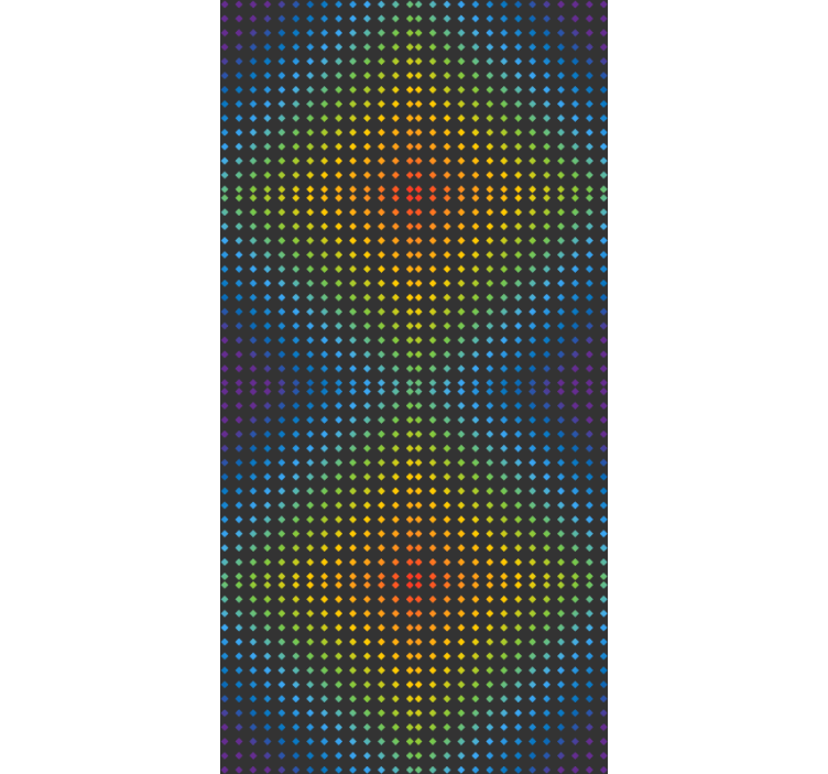 Rainbow mosaic background with colors and blind - TenStickers