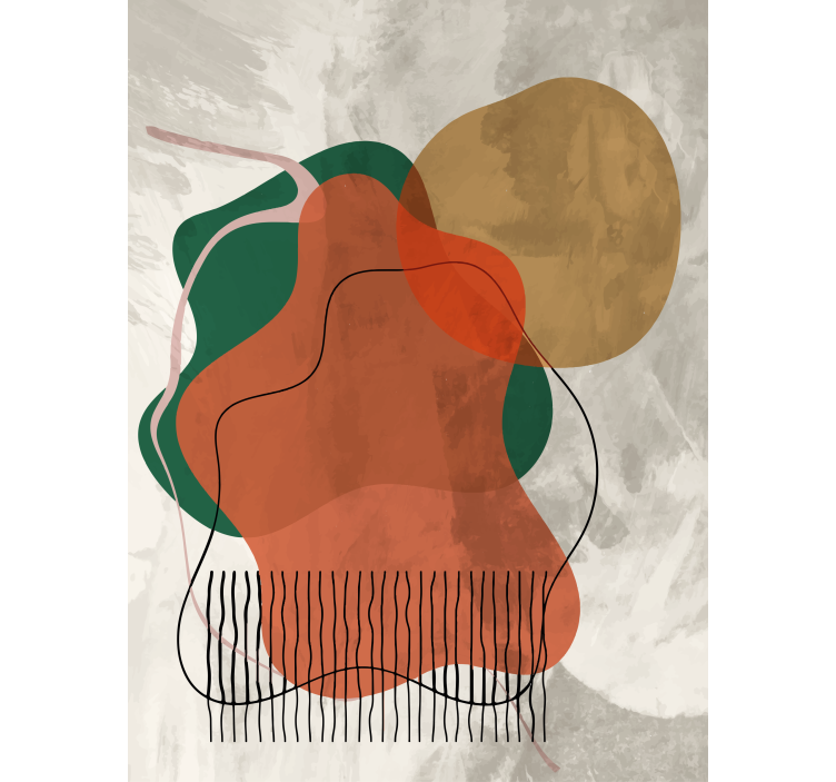 Abstract formations modern blind - TenStickers