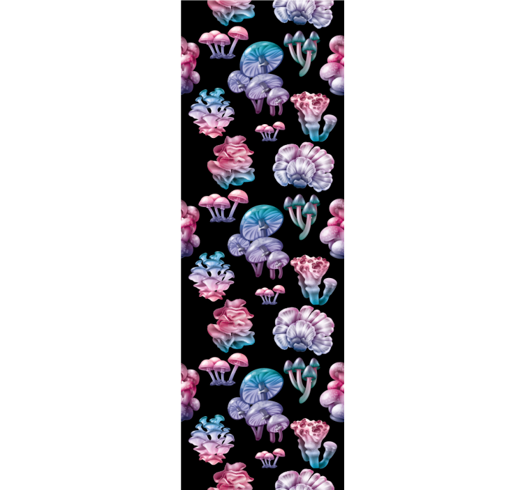 Colorful Mushroom Patterns blind - TenStickers