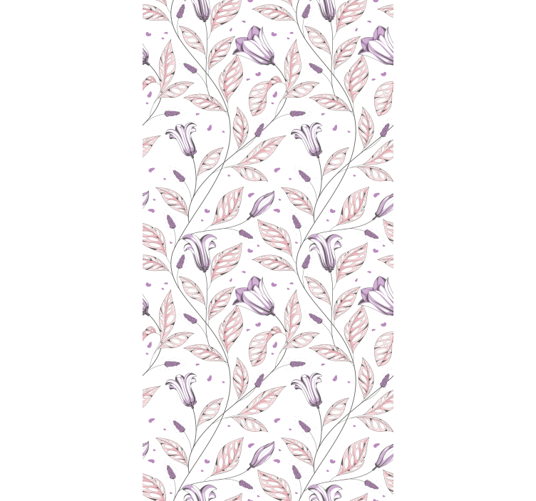 Botanical Leaf Motifs blind flowers and plants - TenStickers