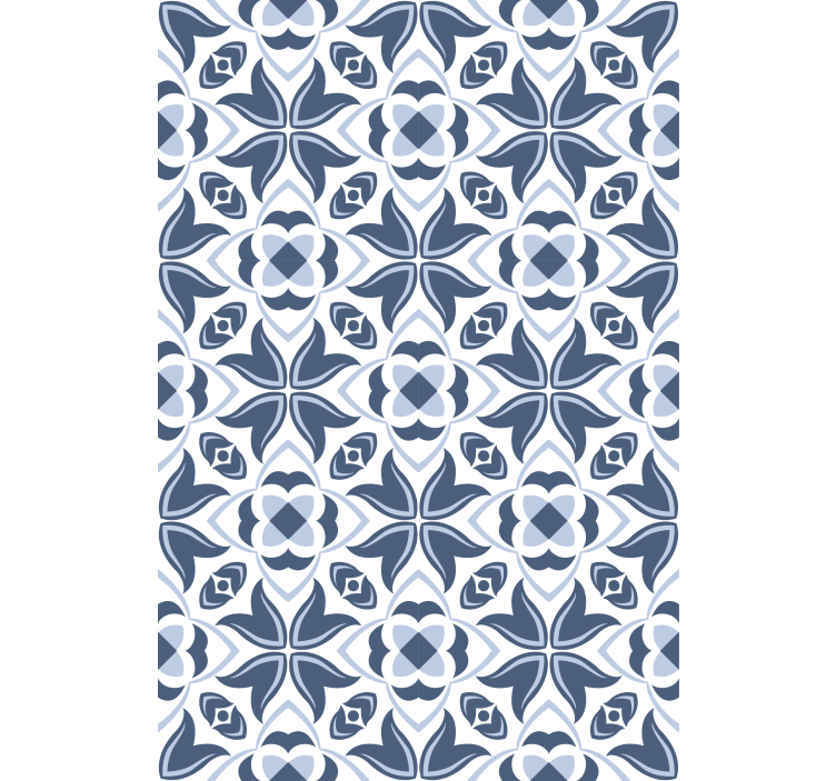 Complex tile theme blind kitchen - TenStickers