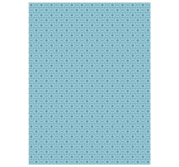 Blue intricate design pattern roller blind - TenStickers
