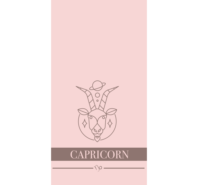 CAPRICORN ASTROLOGICAL SYMBOL customised roller blind - TenStickers