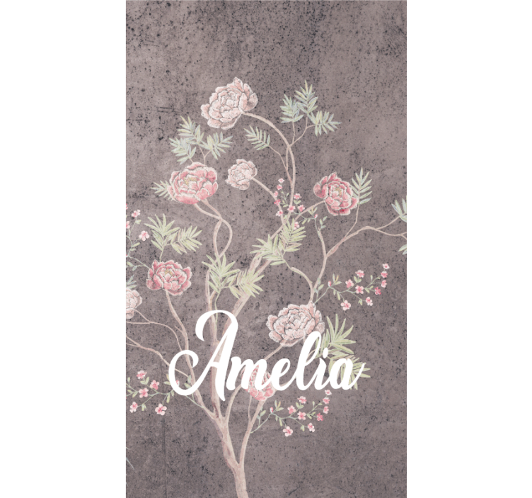 Personalized Floral Elegance blind flowers and plants - TenStickers