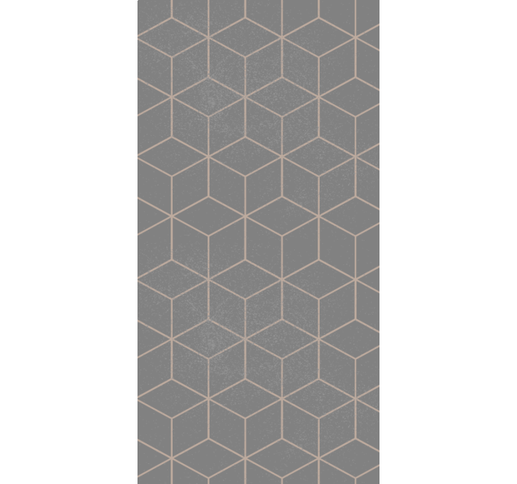 Geometric Grey Motif modern blind - TenStickers
