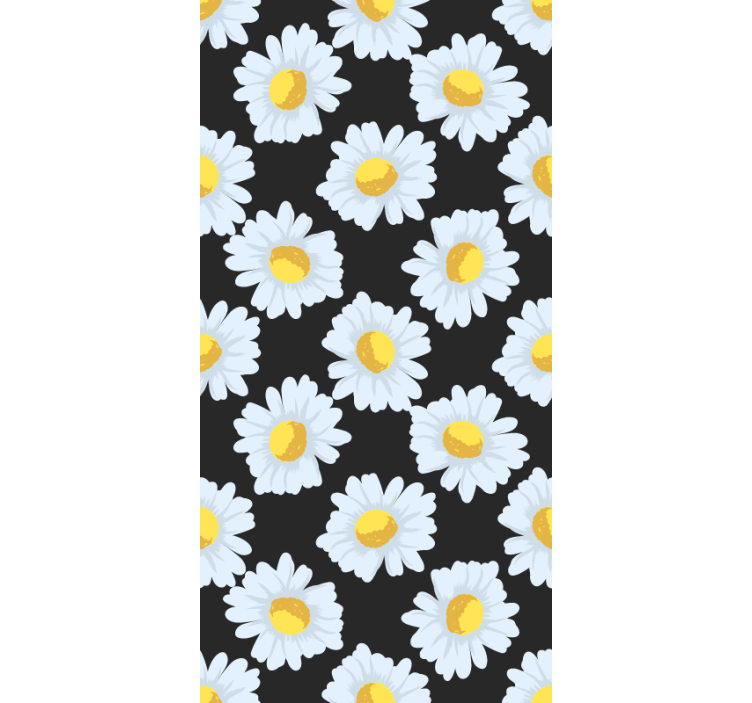 Daisy Flower Theme blind flowers and plants - TenStickers