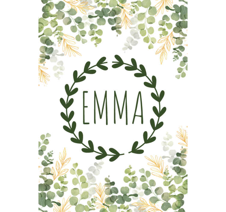 custom laurel wreath Childrens blind - TenStickers