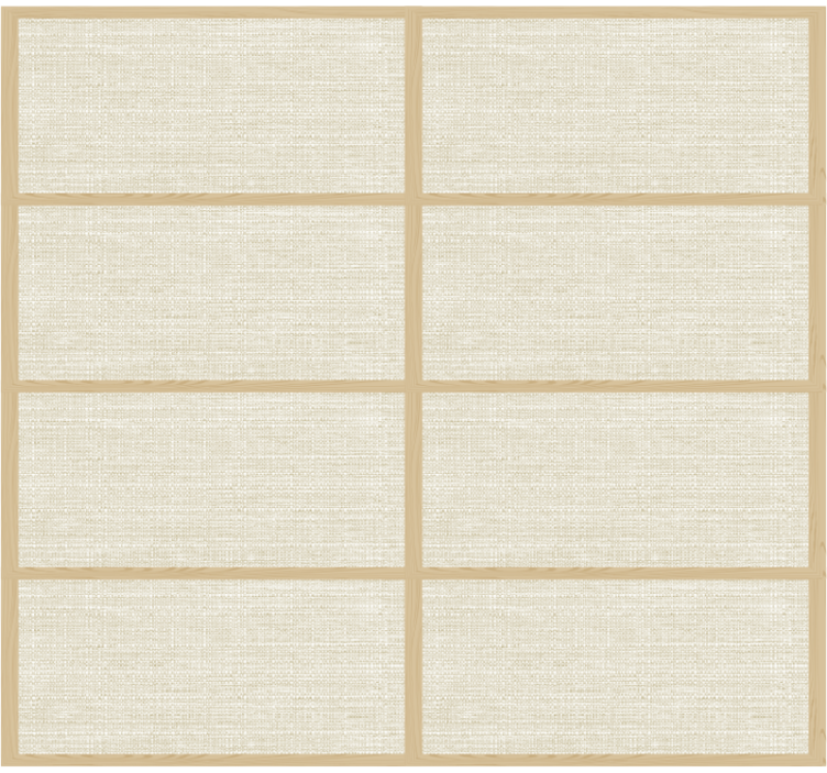 Japanese panel structure Texture and pattern blind - TenStickers