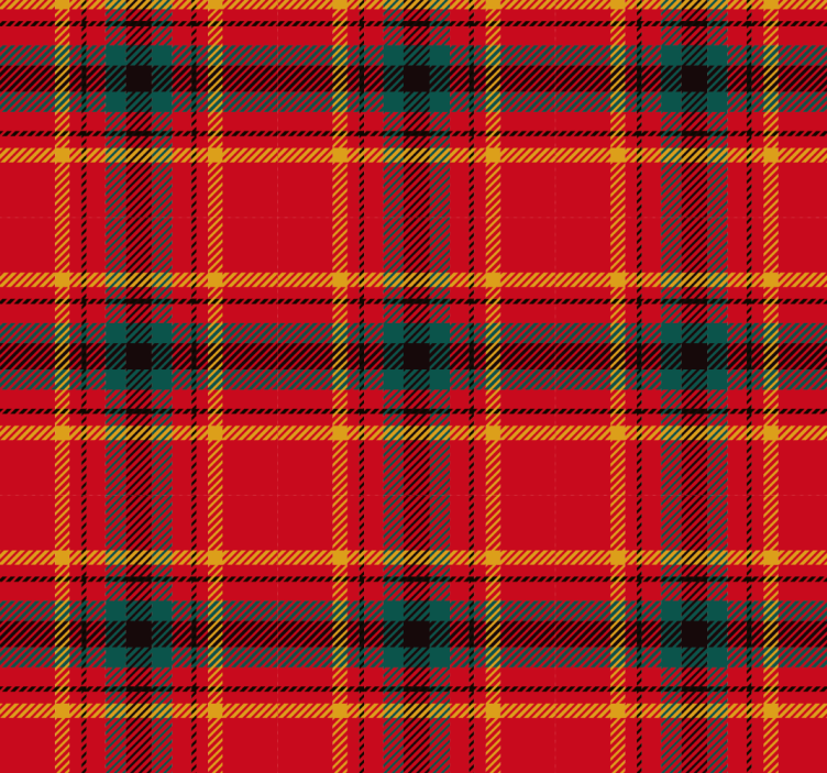 christmas red tartan texture Red blind - TenStickers
