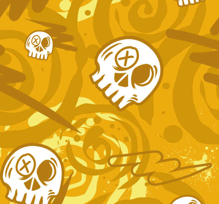 graffiti with skulls  Teen blind - TenStickers