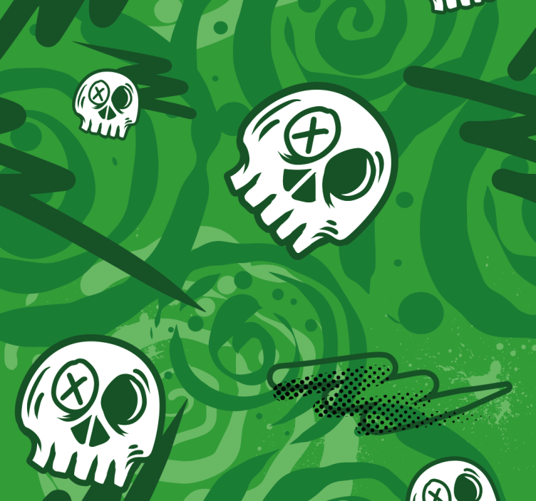 graffiti skulls Teen blind - TenStickers