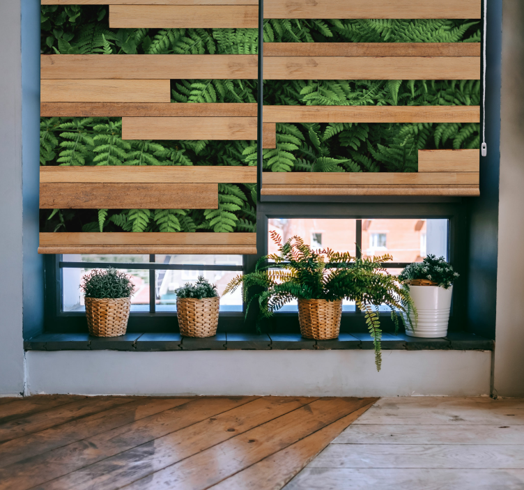 Lush Greenery Overlay tree blind - TenStickers