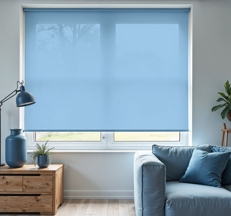Blue sky living room blind - TenStickers