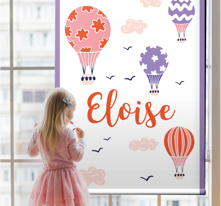 Custom hot air balloons blind children - TenStickers