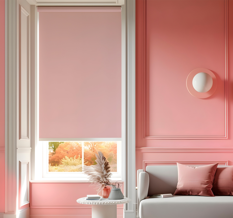 Flat pink pastel pink blind - TenStickers