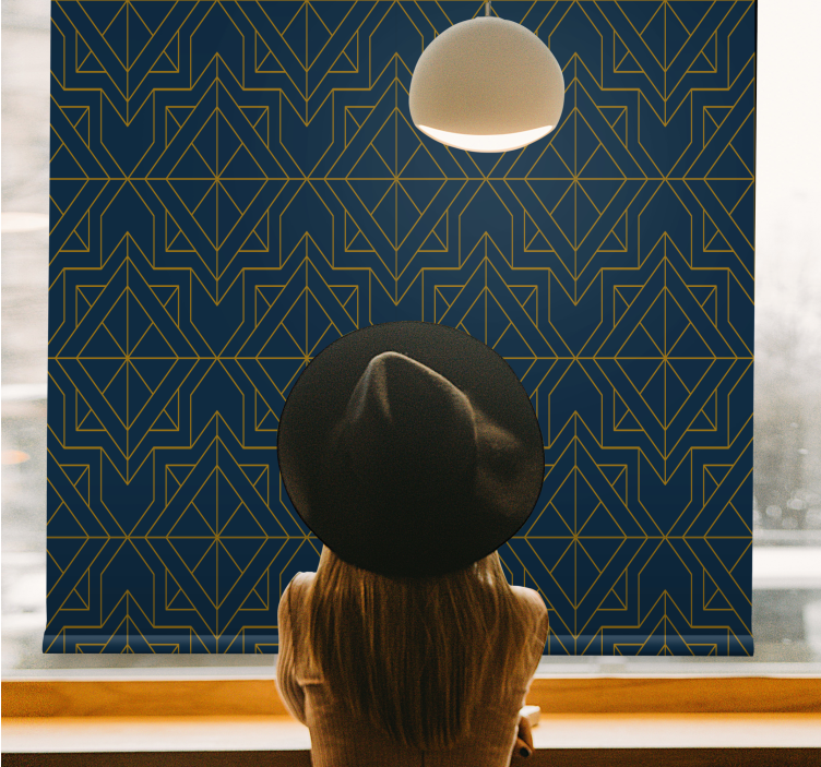 Geometric Arrangement Concept modern blind - TenStickers