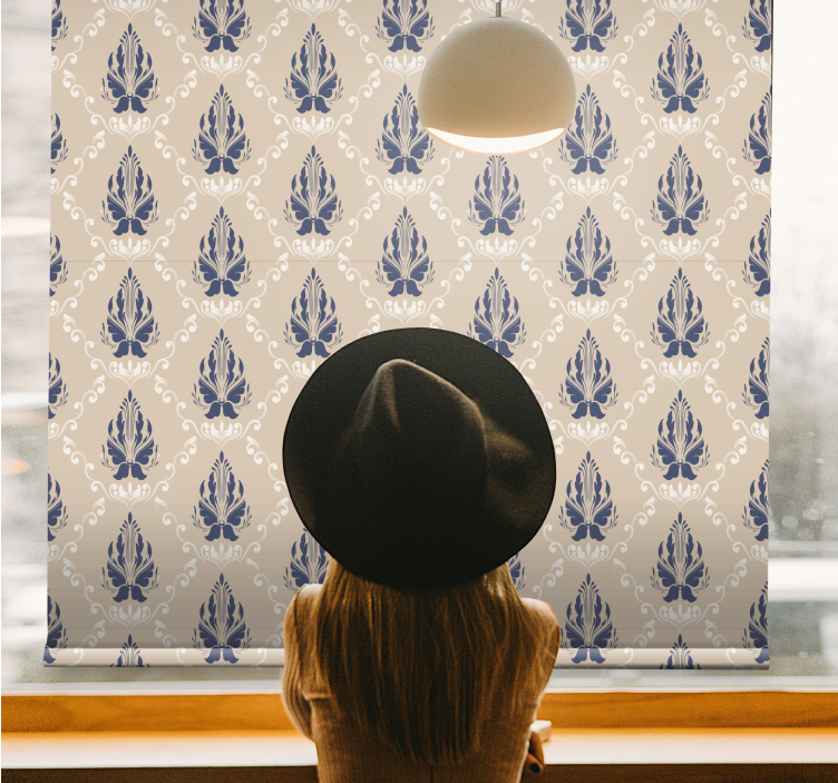 Graceful botanical theme elegant blind - TenStickers