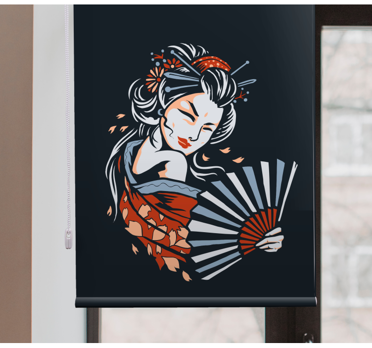 Graceful fan dance blind original - TenStickers