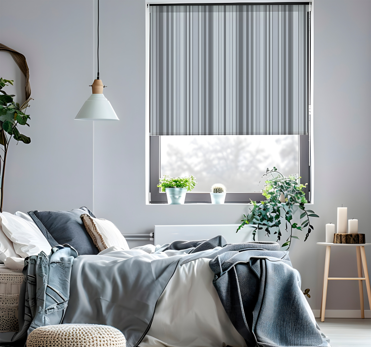 grey lines Modern blind - TenStickers