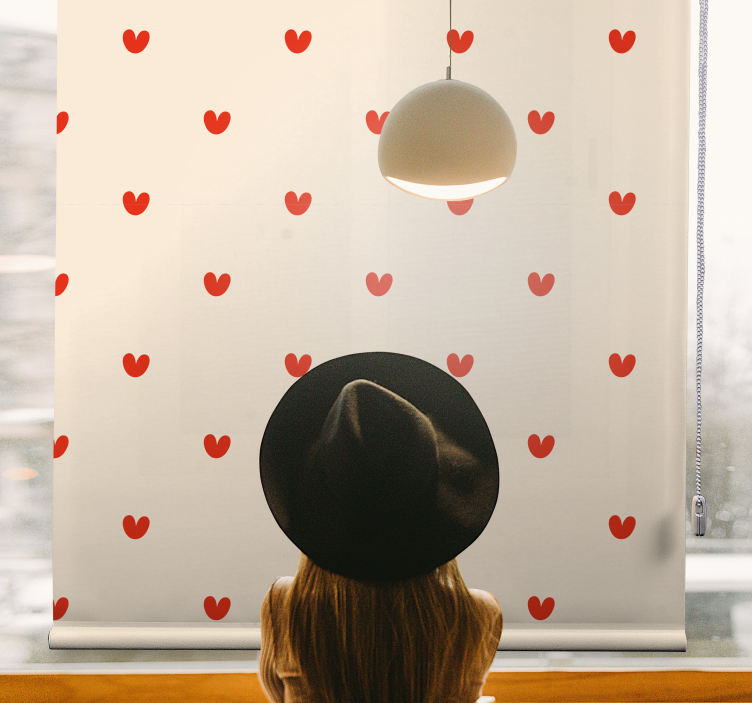 Heart Pattern Simplicity love blind - TenStickers