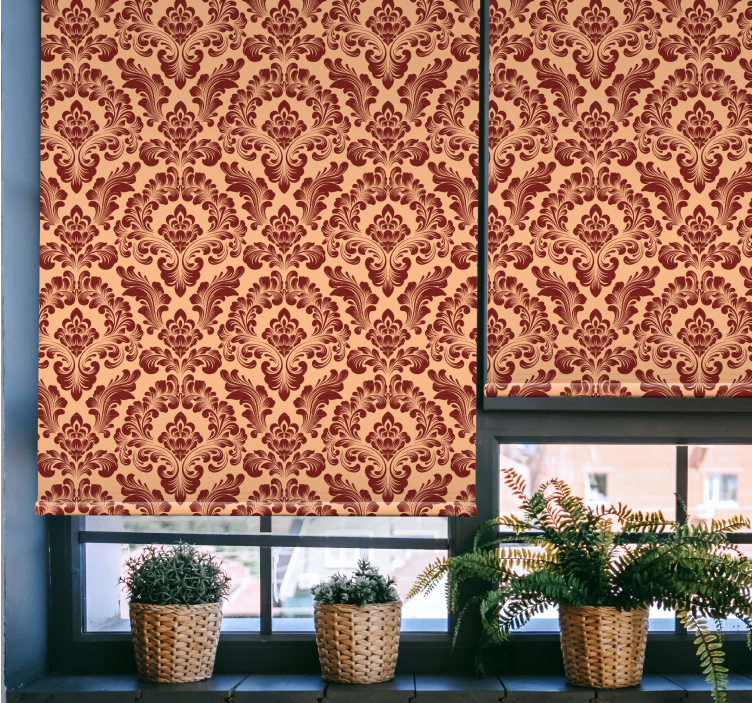 Intricate Floral Theme elegant blind - TenStickers
