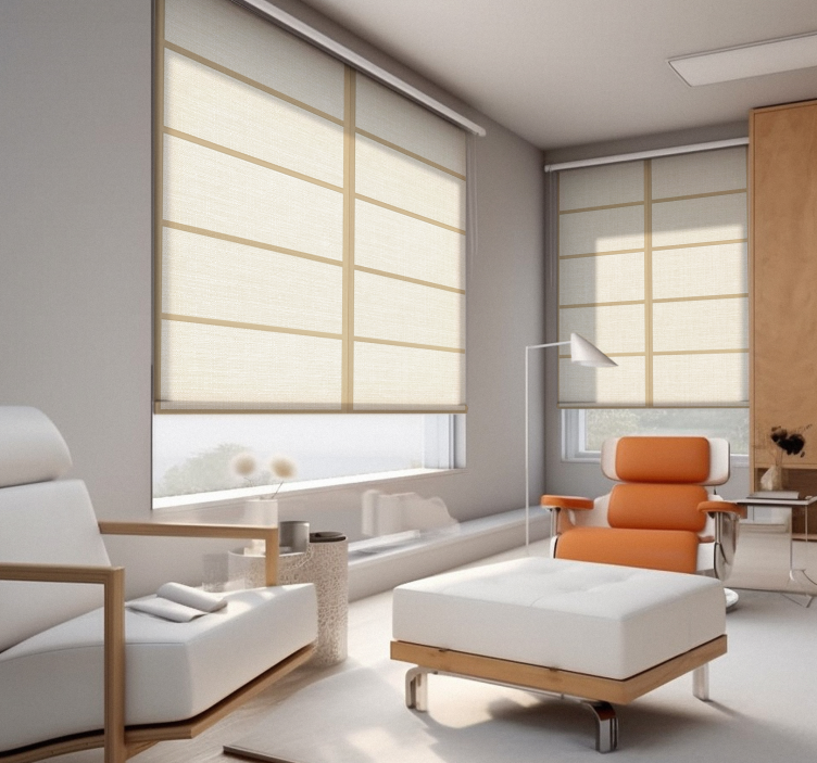 Japanese panel structure Texture and pattern blind - TenStickers