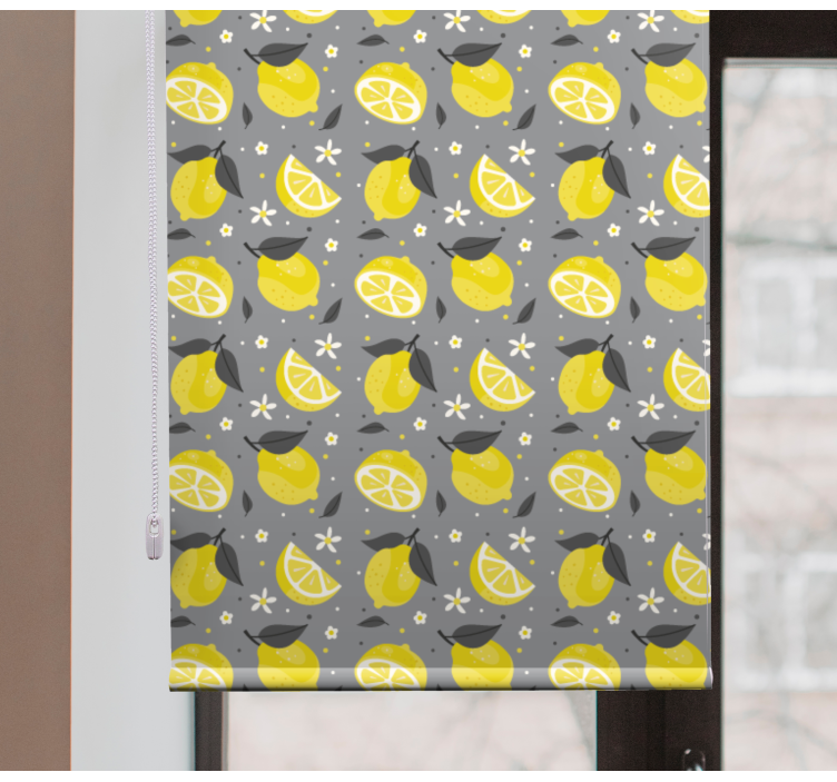 Lemon Slice Pattern blind fruit and vegetables - TenStickers